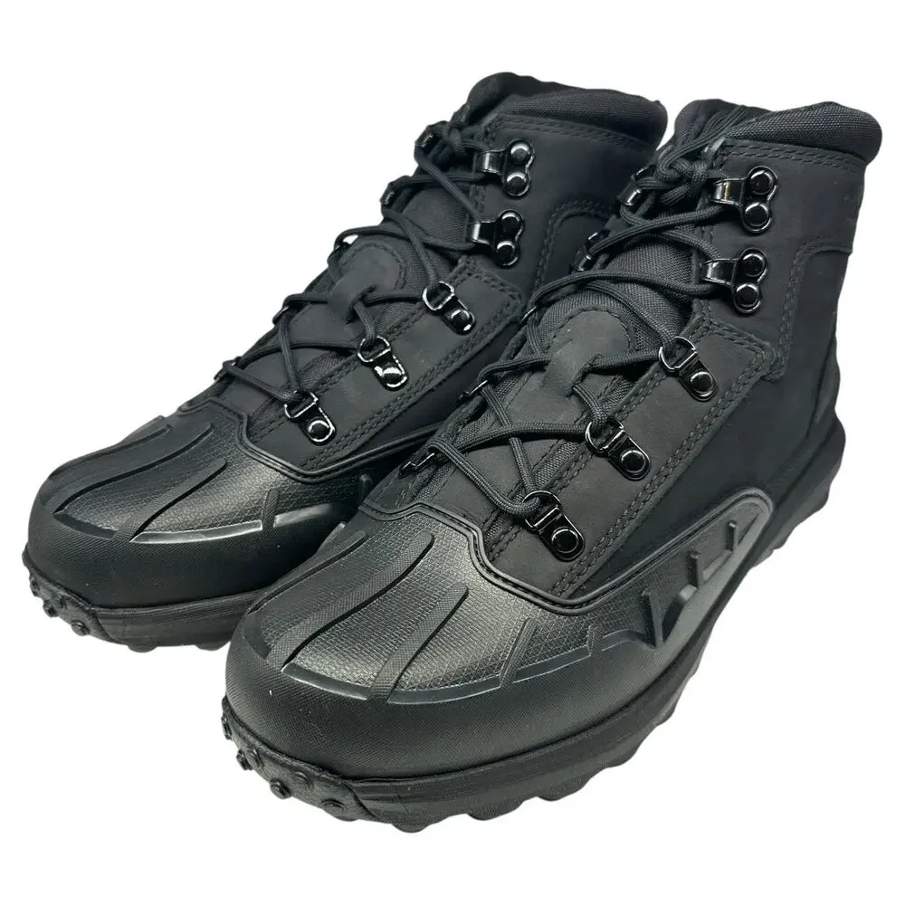 Timberland Converge Mid Lace Waterproof Juniors 6M‎ Leather Boots Black Gorpcore